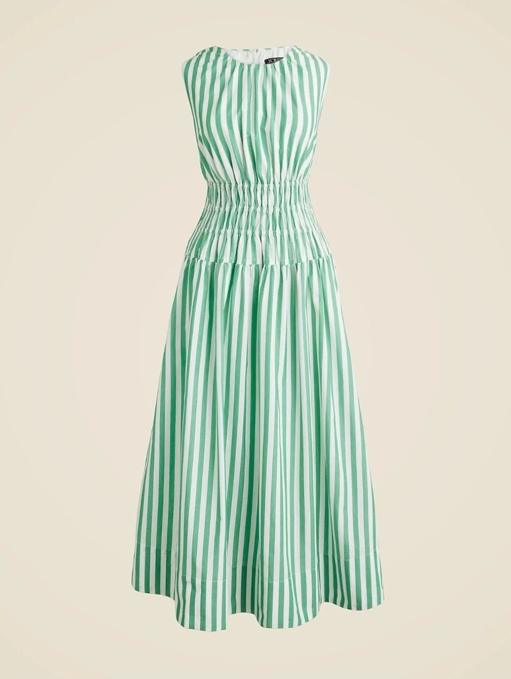 J.CREW Hyacinth Striped Cotton Poplin Dress Size L - Picture 2 of 8